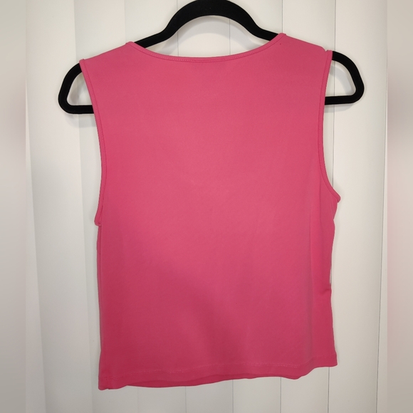 Ann Taylor Pink Sleeveless top size small - Picture 2 of 3